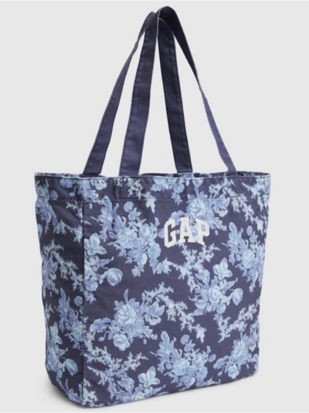 NWT GAP X LoveShackFancy Indigo Floral Tote Bag - Picture 9 of 9